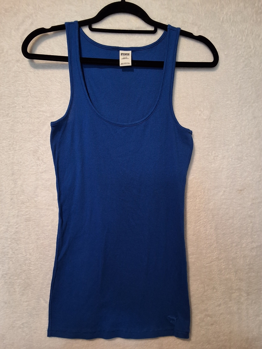PINK Victoria's Secret Royal Blue Scoop Neck Tank